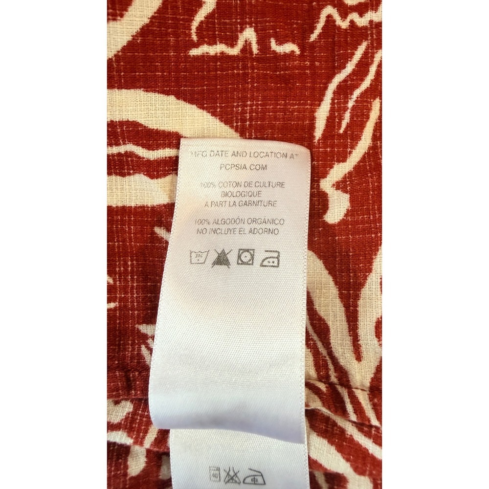 Patagonia Pataloha Dress 14 Floral Organic Cotton Tropical Coastal Pockets - Picture 3 of 11